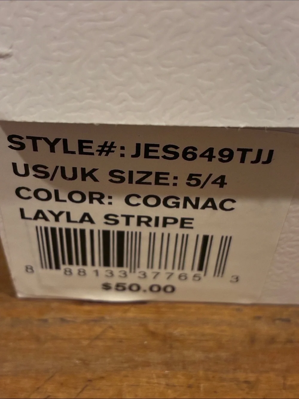 NIB Jessica Simpson Girls Cognac Pink Braided Trim Western Boots Sz 5
